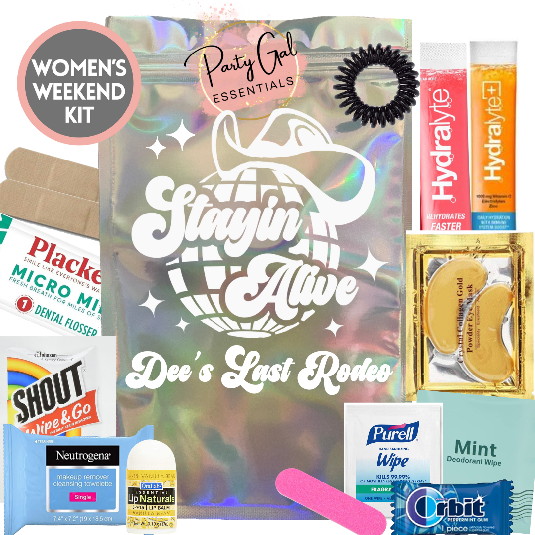 Stayin Alive Cowgirl Bachelorette Recovery Kit