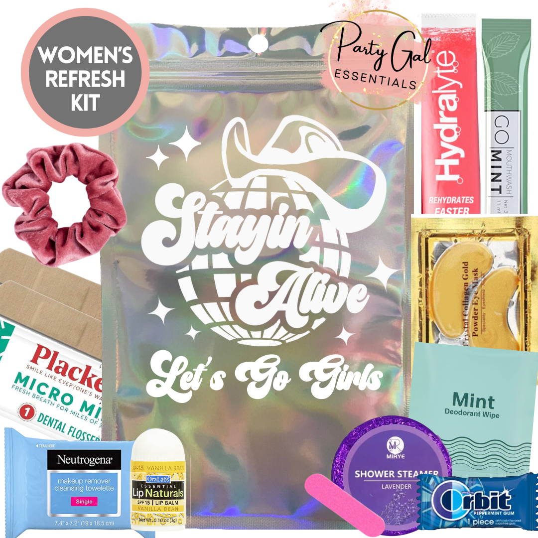 Stayin Alive Cowgirl Bachelorette Recovery Kit