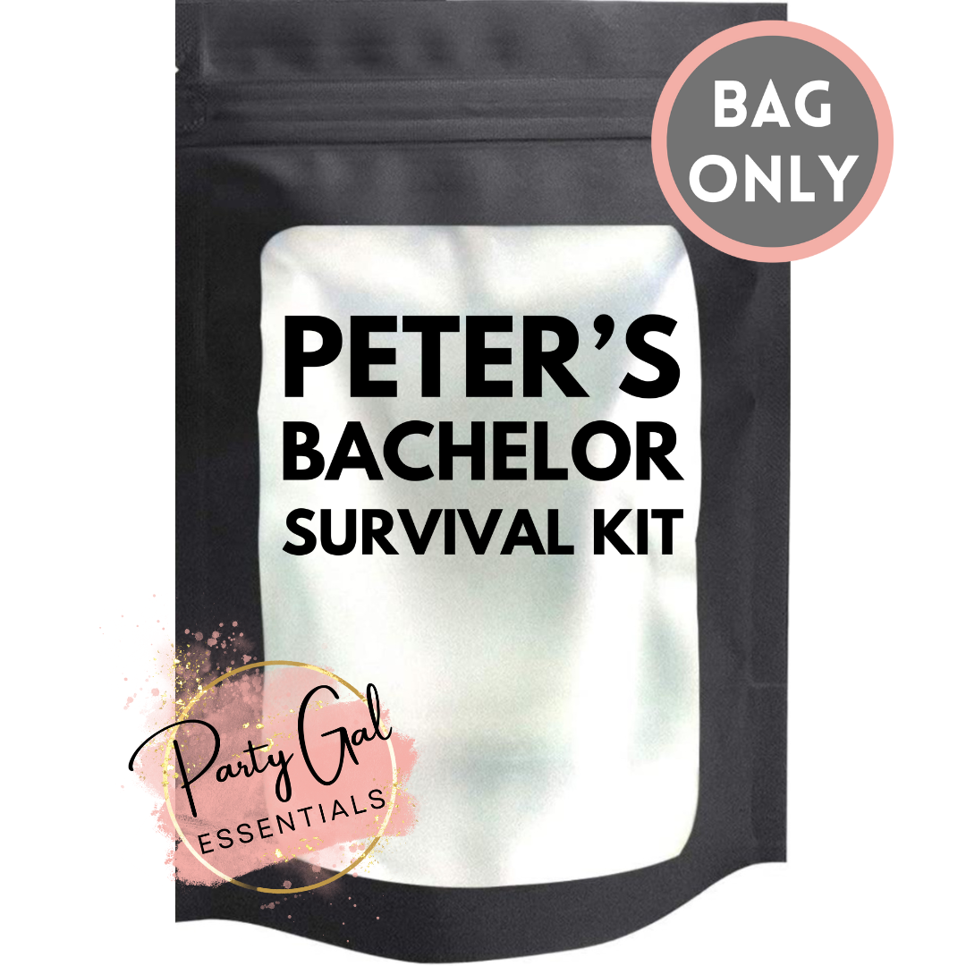Personalized Bachelor Party Survival Kit