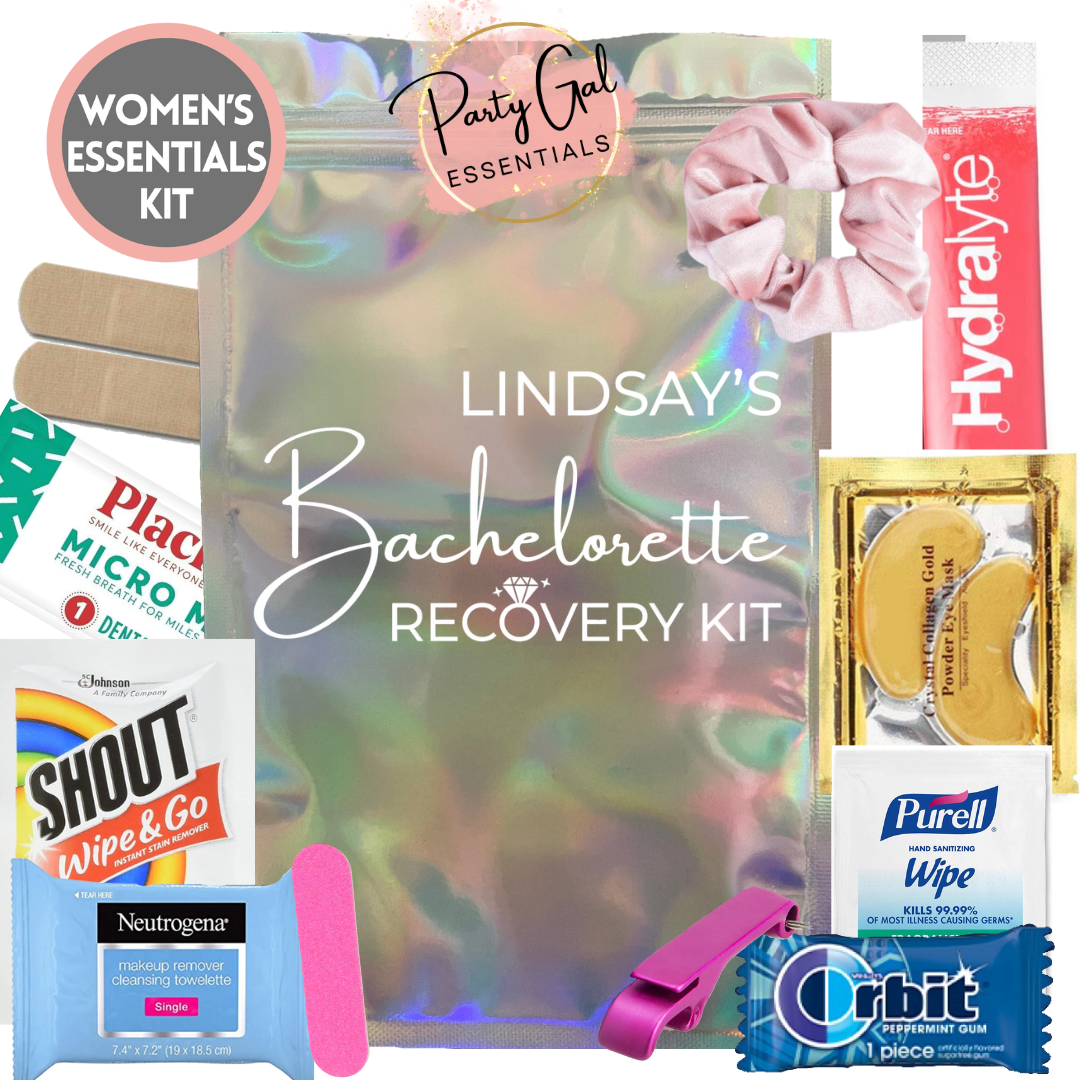 Personalized Bachelorette Recovery Kit