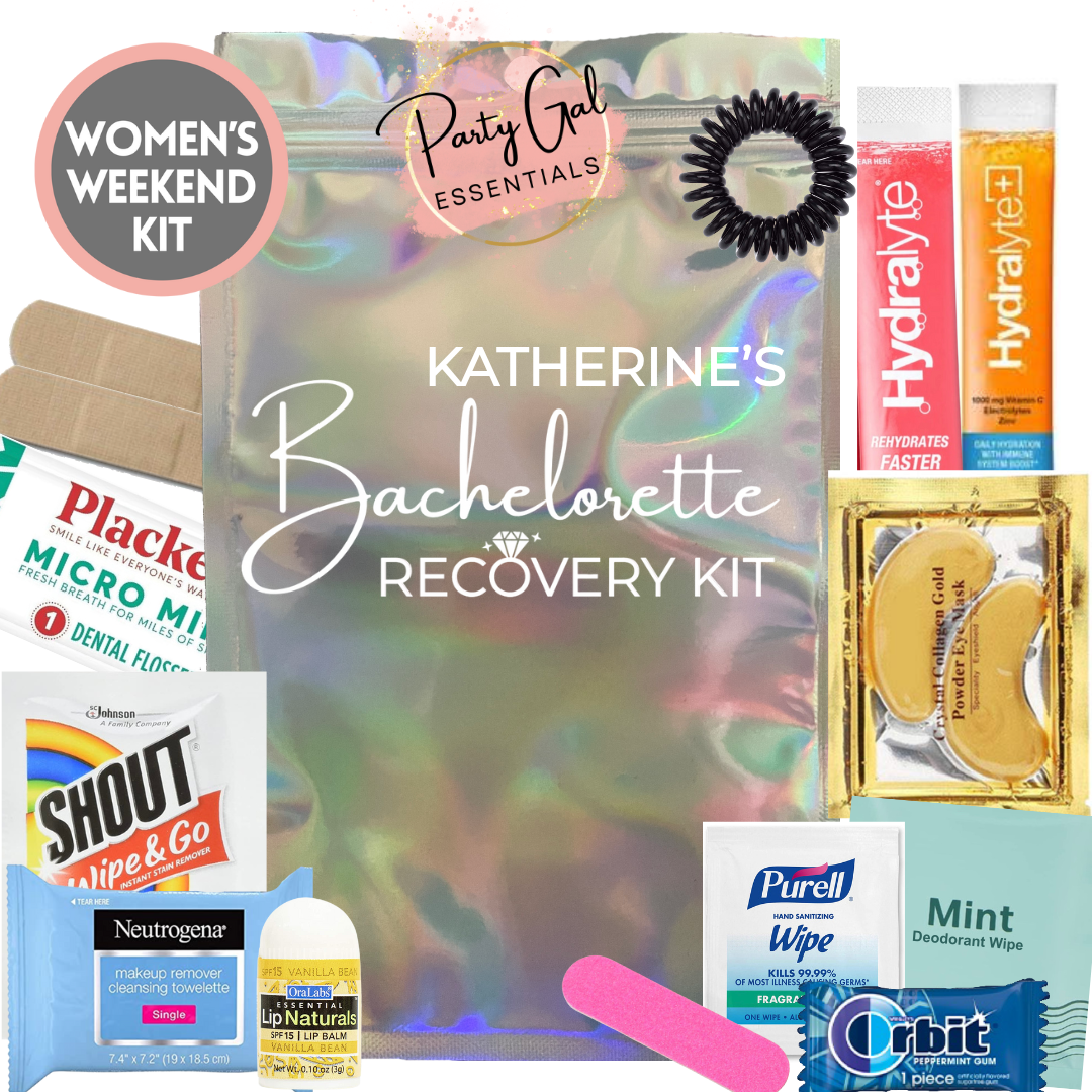 Personalized Bachelorette Recovery Kit