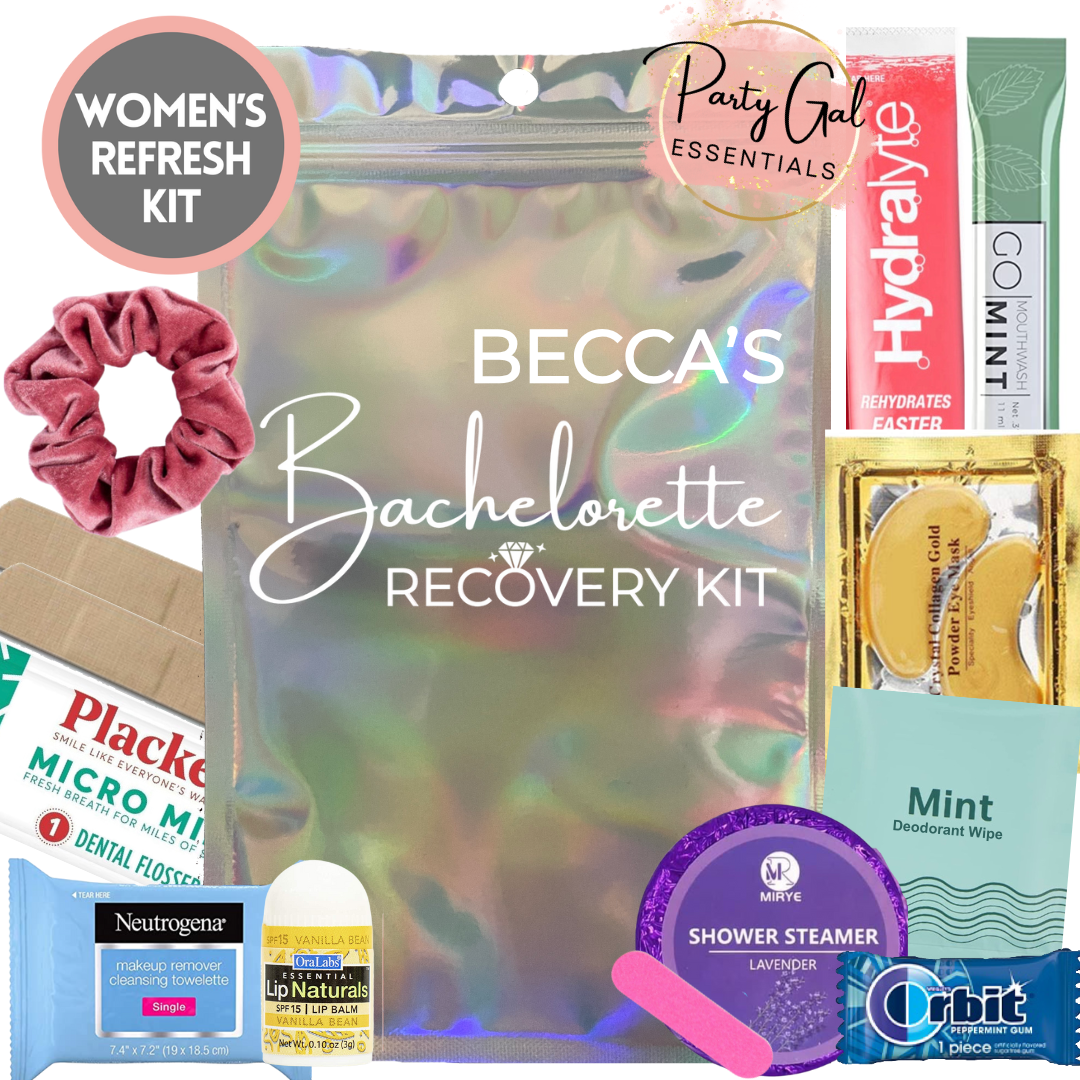 Personalized Bachelorette Recovery Kit