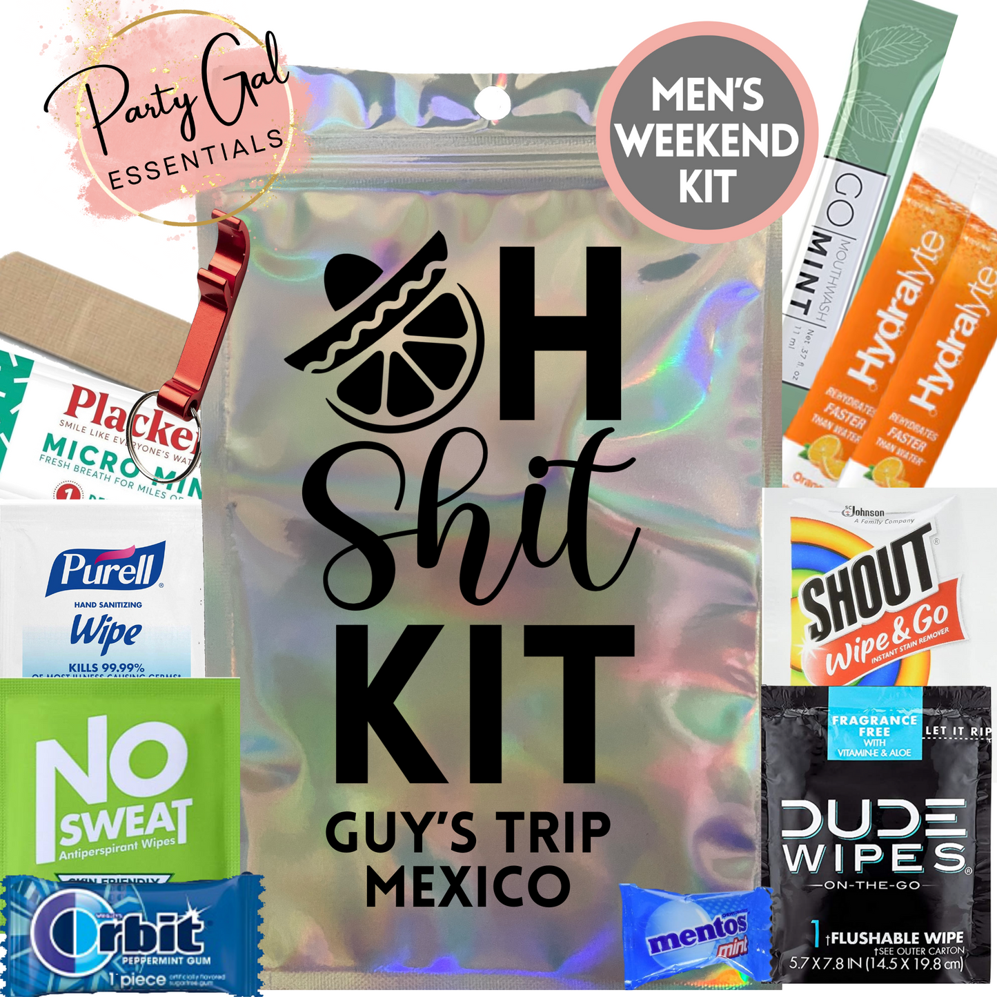 Fiesta Themed Oh Shit Recovery Kit