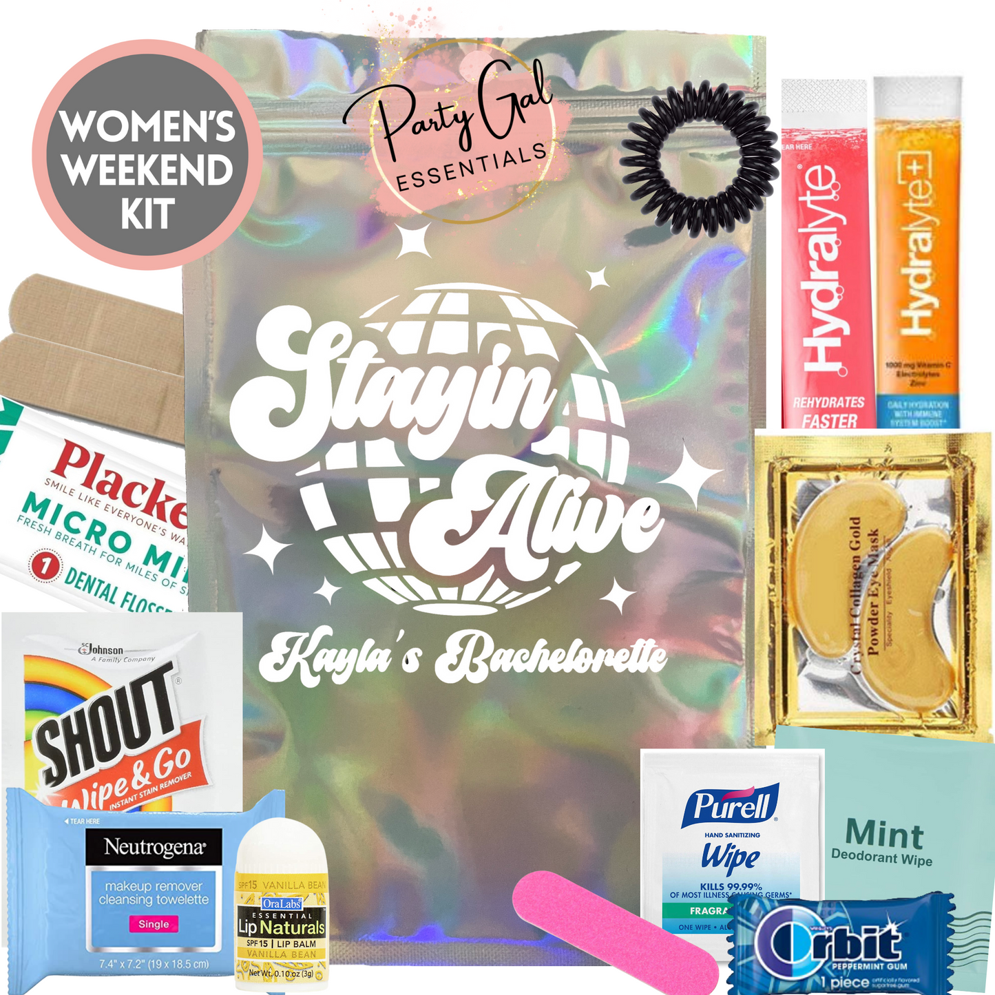 Stayin Alive Bachelorette Recovery Kit